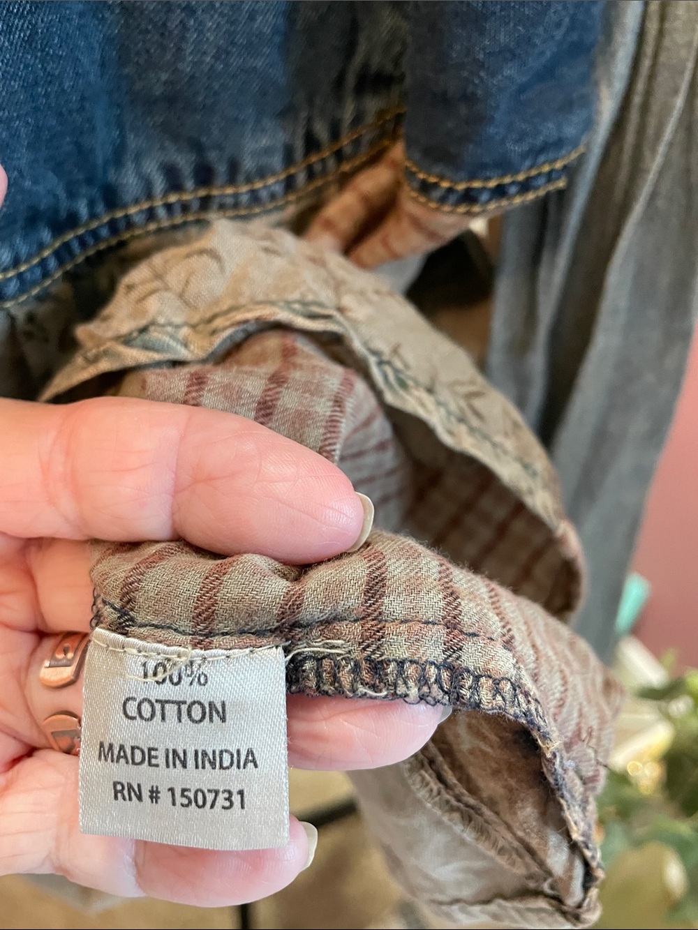 Boho Denim & Patchwork Hooded Jacket - Young Threads - Picture 3 of 16